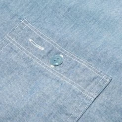 KAPITAL CHAMBRAY WORK SHIRT (SMILE) -NIke Shop 648edfdc1ca8e6e11db1230136faf341