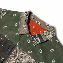 KAPITAL FLANNEL REVERSIBLE BANDANA 1ST JACKET -NIke Shop 8c7f34e34ab56b4421f07b9b095a7a37