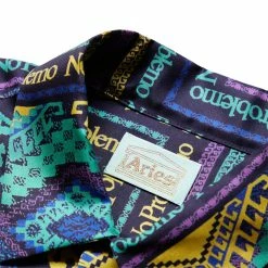 Aries PLEATED SATIN HAWAIIAN SHIRT -NIke Shop ARIESPLEATEDSATINHAWAIIANSHIRTMULTIMSSAR40105 4