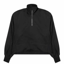 Adidas Y-3 WOMEN'S STACKED LOGO HALF-ZIP SWEATER
