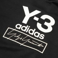 Adidas Y-3 WOMEN'S STACKED LOGO HALF-ZIP SWEATER -NIke Shop Adidas Y 3 W STACKED LOGO HALF ZIP SWEATER BLACK XS FJ028 3