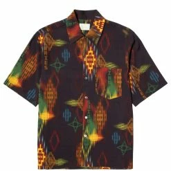 Aries IKAT PRINT HAWAIIAN SHIRT