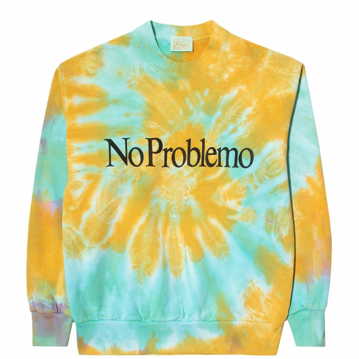 Aries NO PROBLEMO TIE DYE SWEAT 3 Aries NO PROBLEMO TIE DYE SWEAT