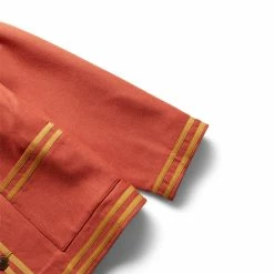 Bode SOCIETY CLUB JACKET -NIke Shop BODESOCIETYCLUBJACKETREDGOLDMLMRF22OW017 3