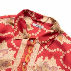 Bode CORAL BELLS LS SHIRT -NIke Shop BodeCORALBELLSLSSHIRTREDMULTIMLMRF22SH049 3