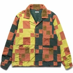 Bode CORDUROY FOUR PATCH OVERSHIRT