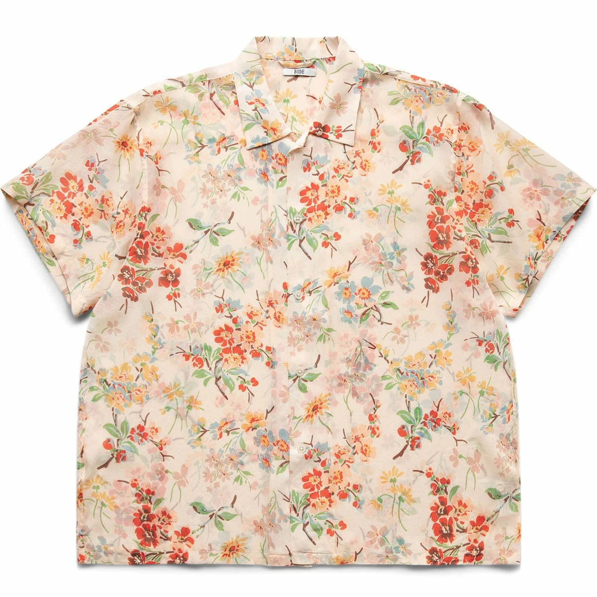 Bode FLOWERING CRABAPPLE SS SHIRT 3 Bode FLOWERING CRABAPPLE SS SHIRT