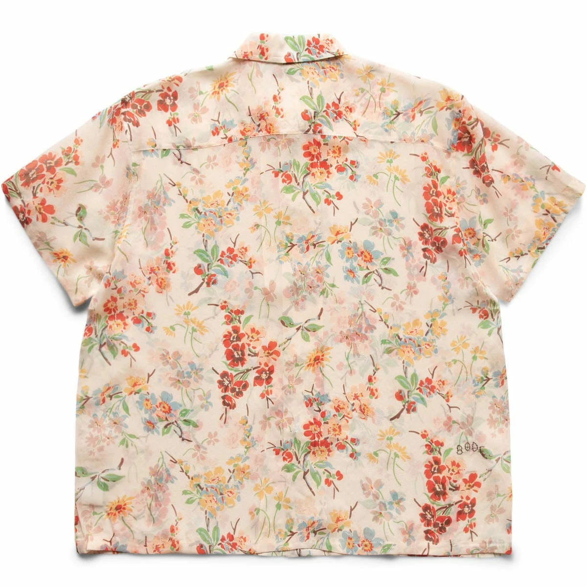 Bode FLOWERING CRABAPPLE SS SHIRT 4 Bode FLOWERING CRABAPPLE SS SHIRT - Image 2