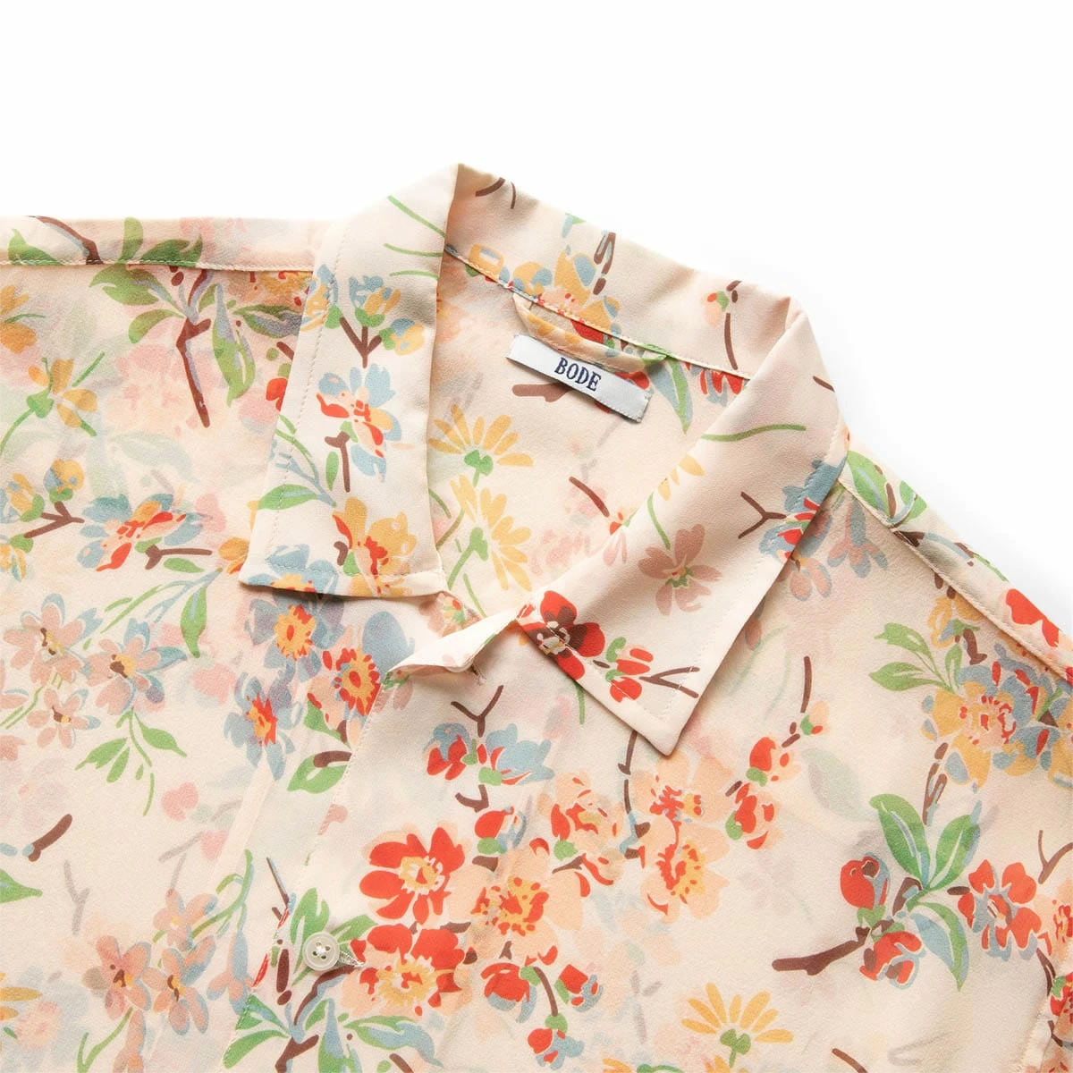 Bode FLOWERING CRABAPPLE SS SHIRT 5 Bode FLOWERING CRABAPPLE SS SHIRT - Image 3