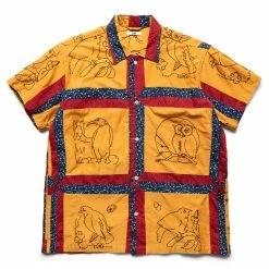 Bode BIRDSONG QUILT SS SHIRT