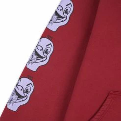 Brain Dead TOAD LICKER HOODED SWEATSHIRT -NIke Shop BrainDeadToad Licker Hoodie Burgundy BDS22T09002316RD05 3