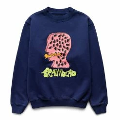 Brain Dead WORM HOLE CREWNECK