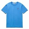 Comme Des Garçons Play SMALL RED HEART T-SHIRT -NIke Shop COMMEDESGARCONSMENST SHIRTBLUESP1T314 1