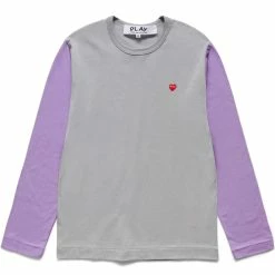 Comme Des Garçons Play BI-COLOUR MEN'S T-SHIRT