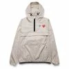 Comme Des Garçons Play K-WAY HOODIE HALF ZIP -NIke Shop COMMEDESGARCONSPLAYK WAYHOODIEHALFZIPBEIGESP1J502 1