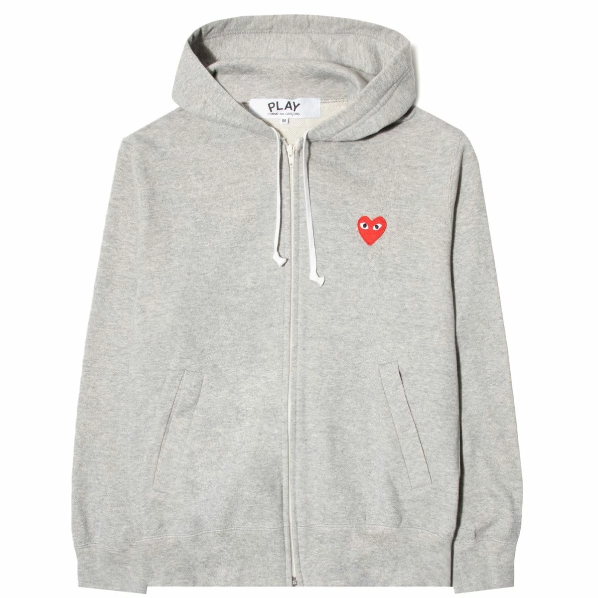 Comme Des Garçons Play PLAY ZIP INVADER HEART HOODED SWEATSHIRT 3 Comme Des Garçons Play PLAY ZIP INVADER HEART HOODED SWEATSHIRT
