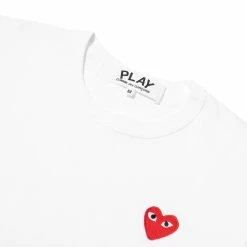 Comme Des Garçons Play PLAY L/S T-SHIRT -NIke Shop CommedesGarconsPLAYT SHIRTWHITEMP1T118 2