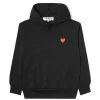 Comme Des Garçons Play PLAY HOODED SWEATSHIRT -NIke Shop CommedesGarconsPlayPLAYHOODEDSWEATSHIRTBLACKMP1T174 1
