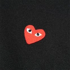 Comme Des Garçons Play PLAY HOODED SWEATSHIRT -NIke Shop CommedesGarconsPlayPLAYHOODEDSWEATSHIRTBLACKMP1T174 3