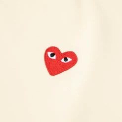 Comme Des Garçons Play PLAY HOODED SWEATSHIRT 7 Comme Des Garçons Play PLAY HOODED SWEATSHIRT -NIke Shop CommedesGarconsPlayPLAYHOODEDSWEATSHIRTIVORYLP1T174 3