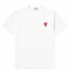 Comme Des Garçons Play PLAY T-SHIRT -NIke Shop CommedesGarconsPlayPLAYT SHIRTWHITEDOUBLEHEARTMP1T288 1
