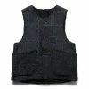 Engineered Garments OVER VEST -NIke Shop ENGINEEREDGARMENTSOVERVESTBLACKNAVYM22F1C006 1