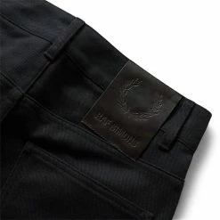 Fred Perry X RAF PATCHED DENIM TROUSERS -NIke Shop ENGINEEREDGARMENTSXRAFPATCHEDDENIMTROUSERSBLACK30ST3117 6
