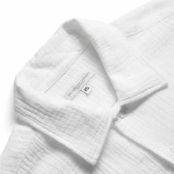Engineered Garments CAMP SHIRT -NIke Shop EngineeredGarmentsCAMPSHIRTWHITECOTTONCREPEBXSKM020 4