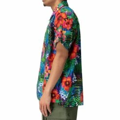 Engineered Garments CAMP SHIRT -NIke Shop Engineered Garments CAMP SHIRT ROYAL BIG TROPICAL FLORAL PRINT M 20S1A004 MF001 7
