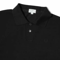 Fred Perry X MARGARET HOWELL PIQUE SHIRT -NIke Shop FRED PERRY MARGARET HOWELL PIQUE SHIRT BLACK SM6001 02