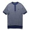Fred Perry TWO COLOUR TEXTURE KNIT HENLEY -NIke Shop FREDPERRYTWOCOLOURTEXTUREKNITHENLEYFRENCHNAVYSK4800 1