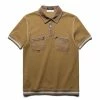 Fred Perry TWO POCKET POLO SHIRT -NIke Shop FREDPERRYTWOPOCKETPOLOSHIRTANTIQUEBRONZESSM3031 1