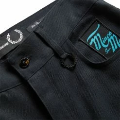 Fred Perry X RAF BRUSHED DENIM TROUSERS -NIke Shop FREDPERRYXRAFBRUSHEDDENIMTROUSERSBLACK30ST3116 3