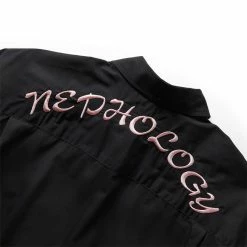 Fred Perry X RAF OVERSIZED EMBROIDERED SHIRT -NIke Shop FREDPERRYXRAFOVERSIZEDEMBROIDEREDSHIRTBLACKXSSM3113 5