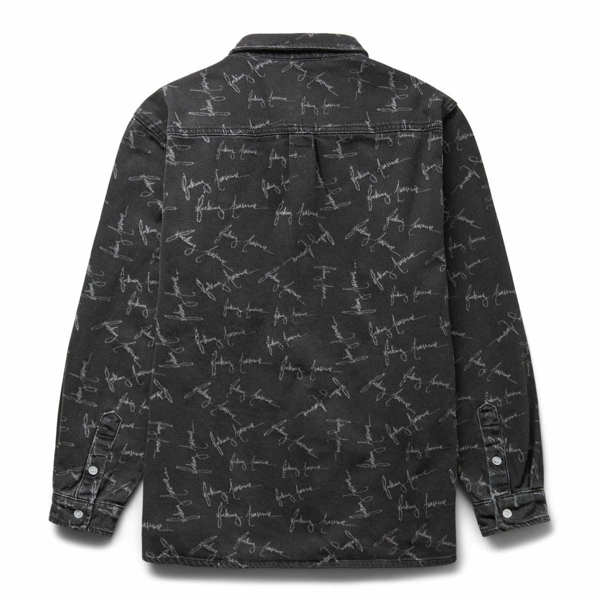 Fucking Awesome CURSIVE WASHED DENIM OVERSHIRT 4 Fucking Awesome CURSIVE WASHED DENIM OVERSHIRT - Image 2