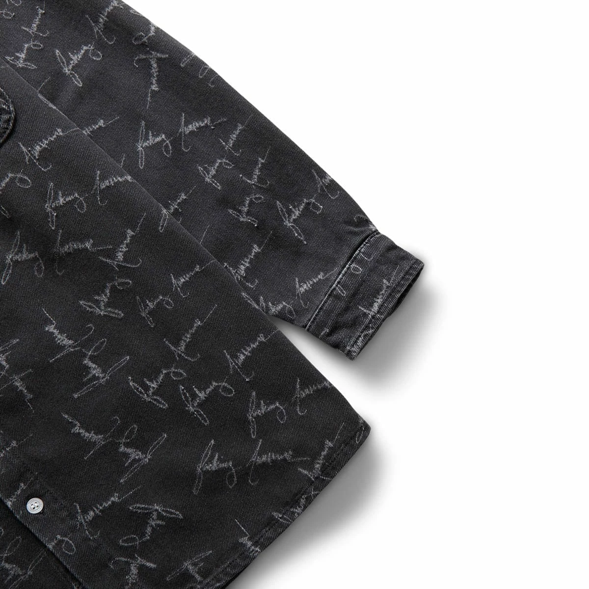 Fucking Awesome CURSIVE WASHED DENIM OVERSHIRT 5 Fucking Awesome CURSIVE WASHED DENIM OVERSHIRT - Image 3