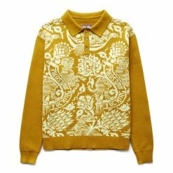 Fucking Awesome FANCY KNIT LONG SLEEVE POLO