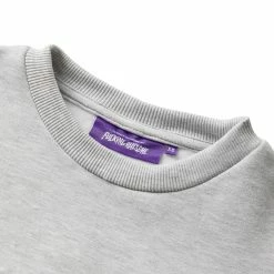 Fucking Awesome STAMP EMBOSSED CREWNECK -NIke Shop FUCKINGAWESOMESTAMPEMBOSSEDCREWHEATHERGREYXSFA HO22 111 4