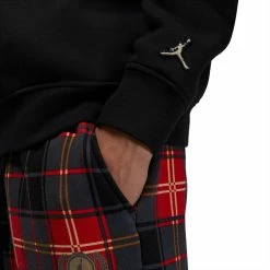 Air Jordan ESSENTIAL HOLIDAY PLAID FLEECE CREW -NIke Shop JordanBrandESSHOLPLDFLCCREWBLACKRATTANSDV1574 010 4