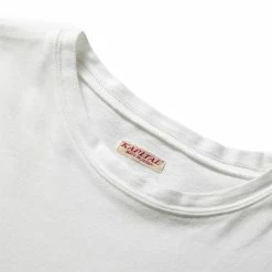 KAPITAL 20/-JERSEY CREW LONG SLEEVE (CATPITAL PATCH) -NIke Shop KAPITAL20 JERSEYCREWLONGSLEEVE CATPITALPATCH WHITE1K2104LC100 5