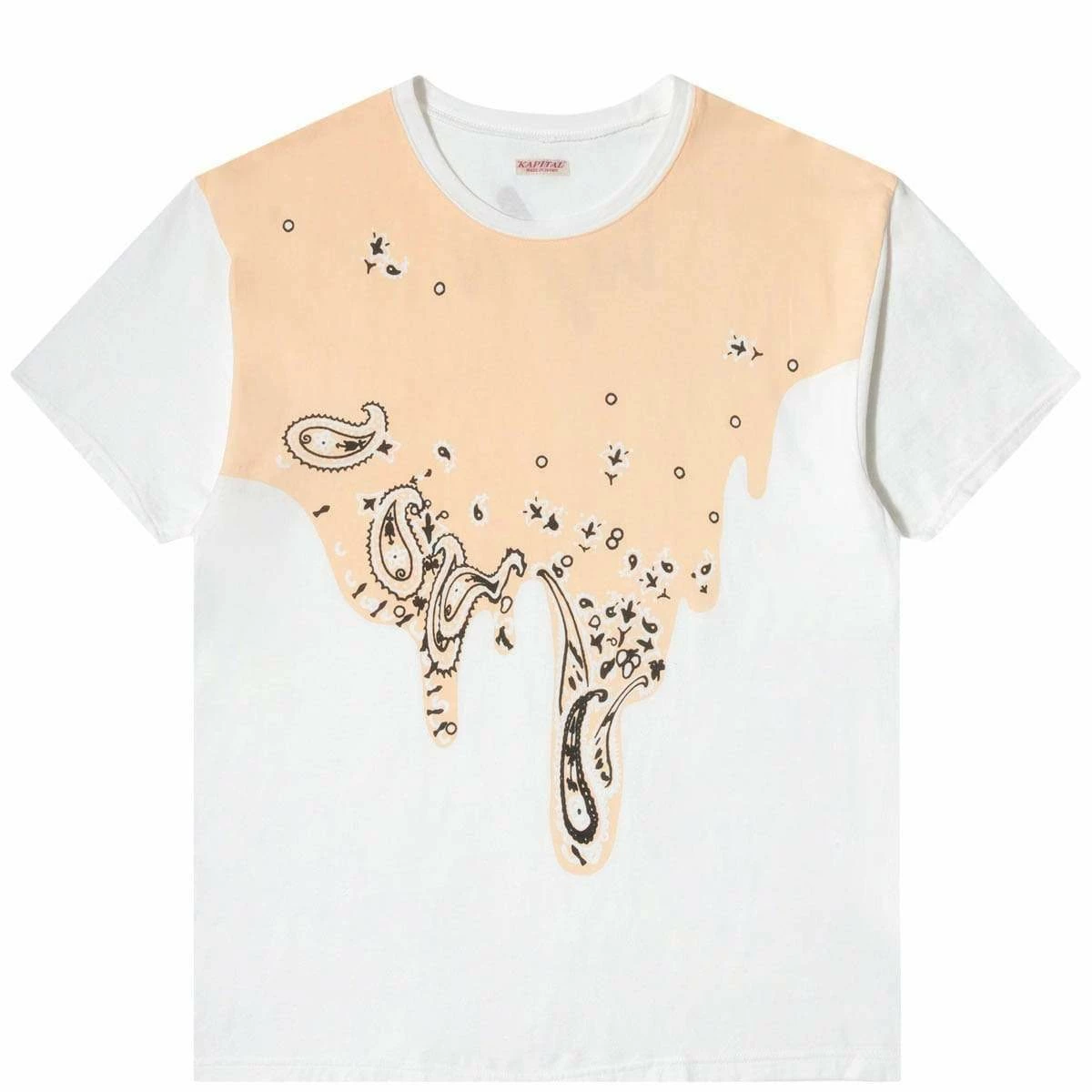 KAPITAL 20/-JERSEY CREW T (PALE-TONE TOROTORO BANDANA) 3 KAPITAL 20/-JERSEY CREW T (PALE-TONE TOROTORO BANDANA)