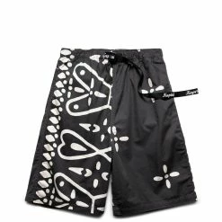 KAPITAL COMBED BURBERRY HUMONGO CROSS EASY SHORTS