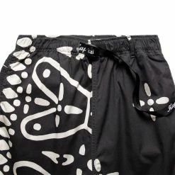 KAPITAL COMBED BURBERRY HUMONGO CROSS EASY SHORTS -NIke Shop KapitalCOMBEDBURBERRYHUMONGOCROSSEASYSHORTSBLACK2K2105SP153 3