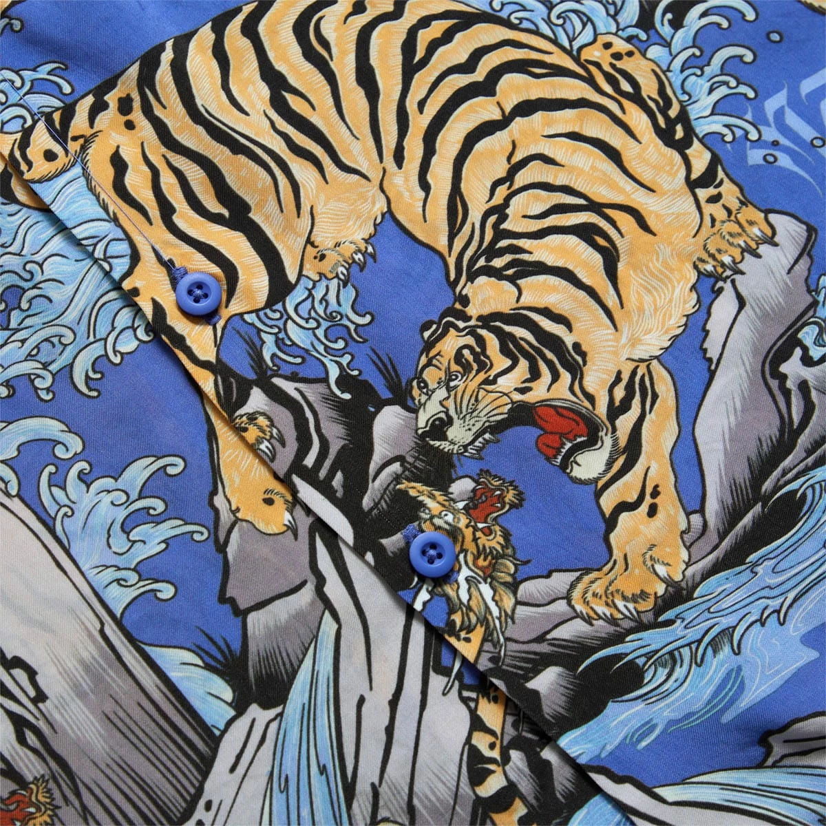 Maharishi WATER TIGER CAMP COLLAR SHIRT 5 Maharishi WATER TIGER CAMP COLLAR SHIRT - Image 3