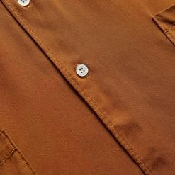 Maison Margiela SHORT-SLEEVED SHIRT -NIke Shop MAISONMARGIELASHORT SLEEVEDSHIRTBRONZE50S50DR0003 4