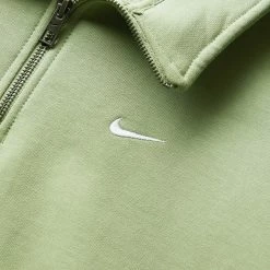 Nike SOLO SWOOSH 1/4 ZIP -NIke Shop NIKESOLOSWOOSHHOODOILGREENWHITESDQ5209 386 3
