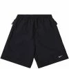 NIKELAB UNISEX SOLO SWOOSH SHORTS -NIke Shop NikeUNRGSOLOSWOOSHSHORTBLACK WHITEMDM4400 010 1