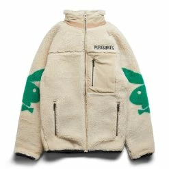 Pleasures X PLAYBOY BUNNY SHERPA ZIP UP JACKET