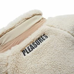 Pleasures X PLAYBOY BUNNY SHERPA ZIP UP JACKET -NIke Shop PLEASURESBUNNYSHERPAZIPUPJACKETTANSP21PB006 3