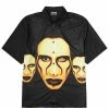Pleasures MANSON BUTTON DOWN -NIke Shop PleasuresMANSONBUTTONDOWNBLACKMP20M001 1